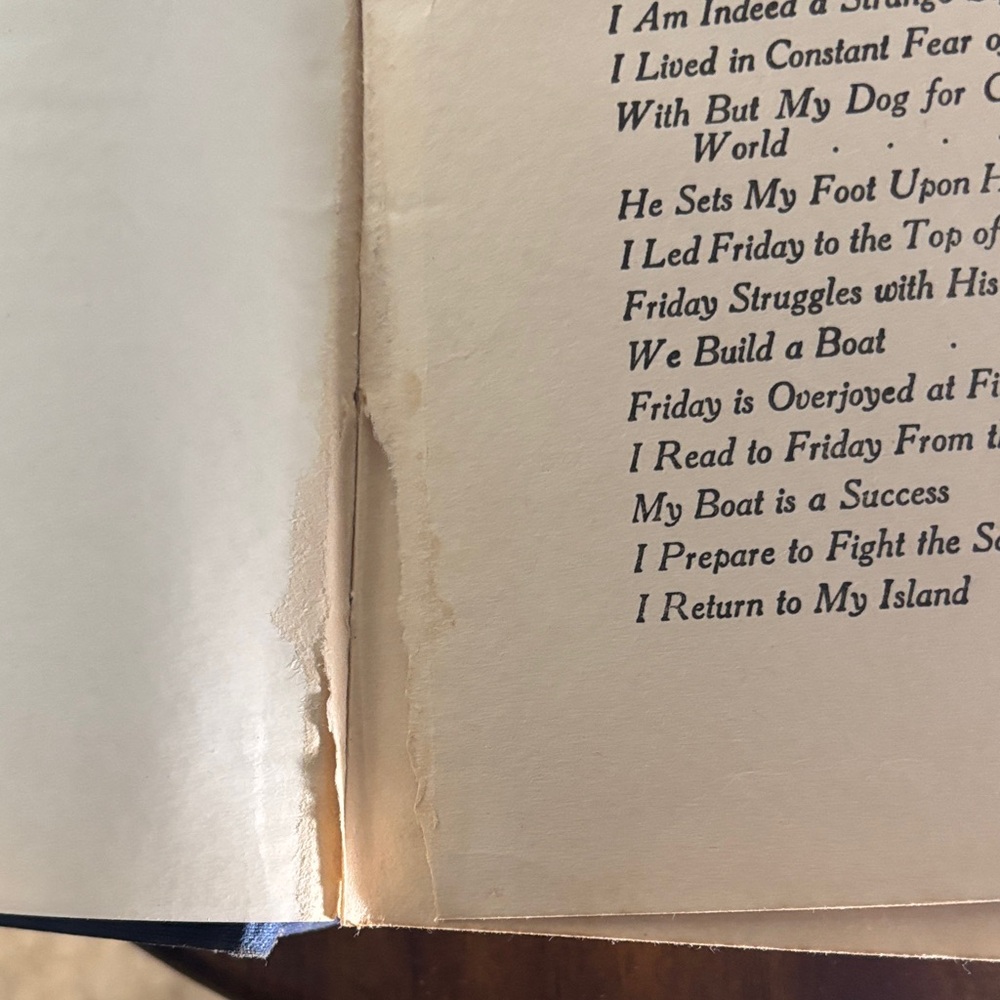 The Adventures of Robinson Crusoe Book - Picture 6 of 6